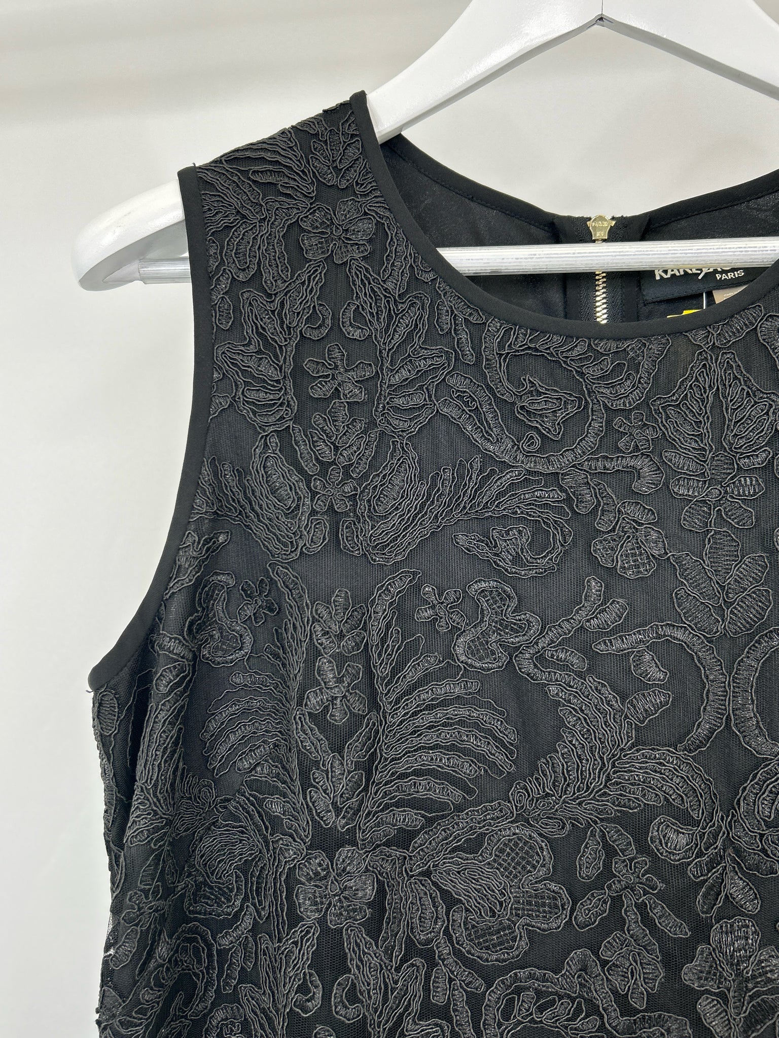 KARL LAGERFELD Size 14 Black Women Dress