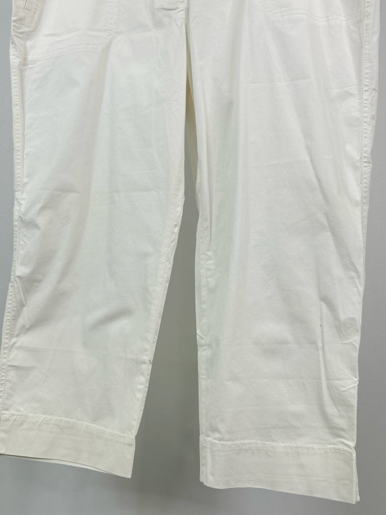 CHICO'S Size 18 White Pants NWT
