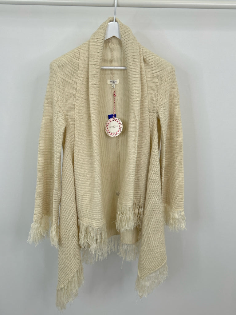 UMGEE Women Size S Cream Cardigan NWT