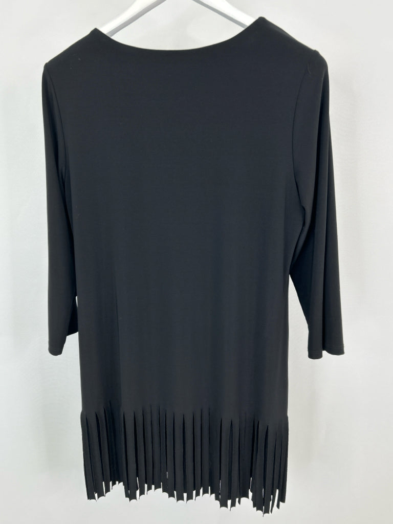 JOSEPH RIBKOFF Size 14 Black Women's Tunic