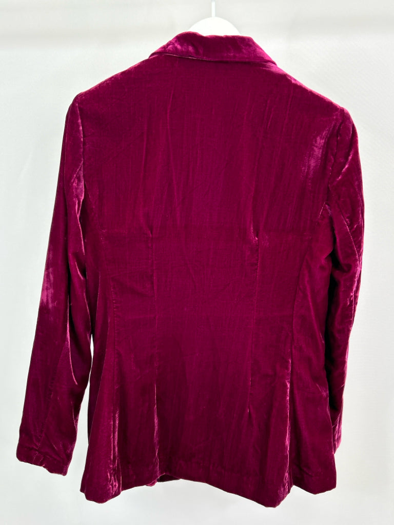 ETT TWA Women Size 12 Burgundy Blazer