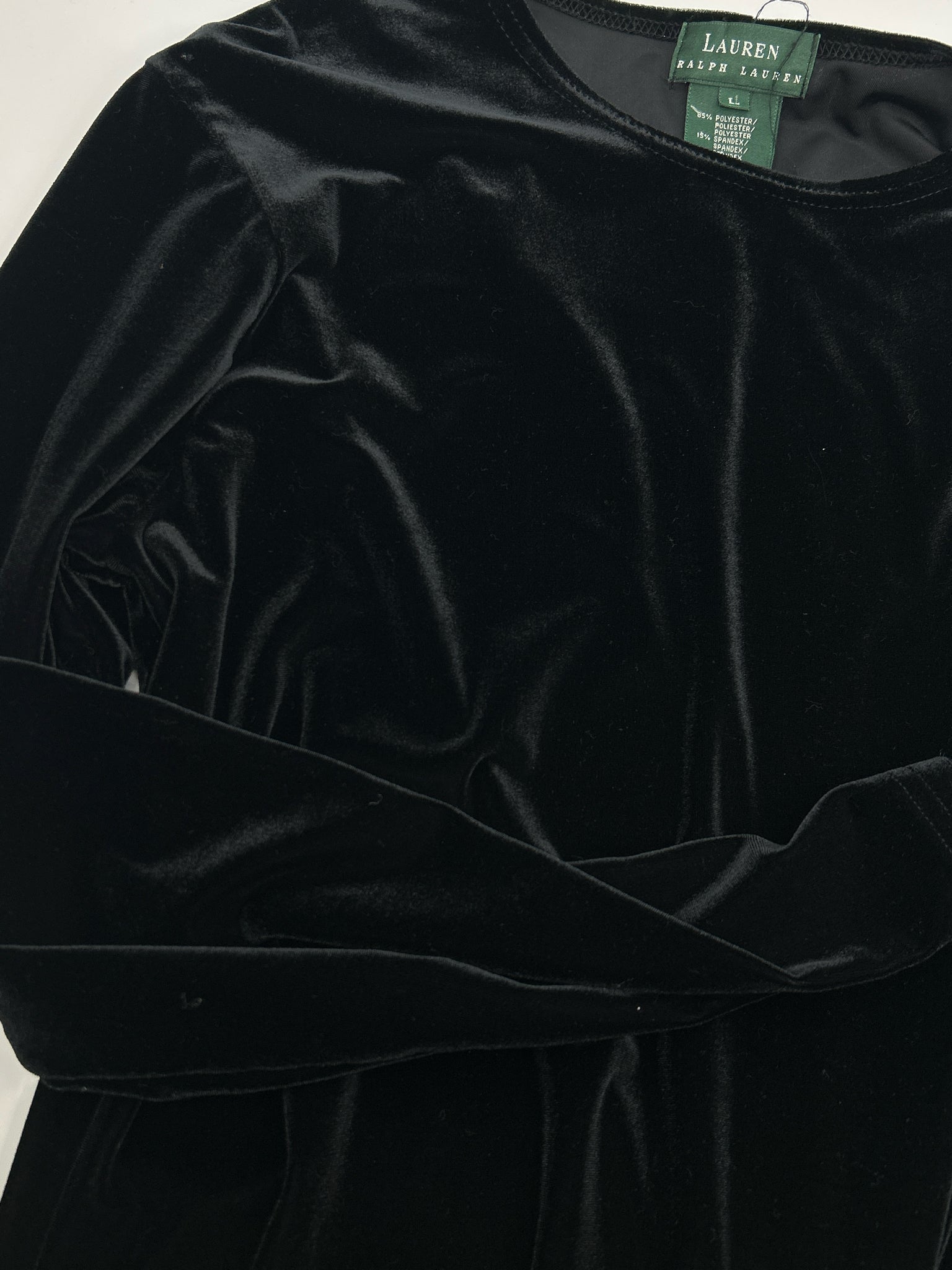 Lauren Ralph Lauren Size L Black Women Dress