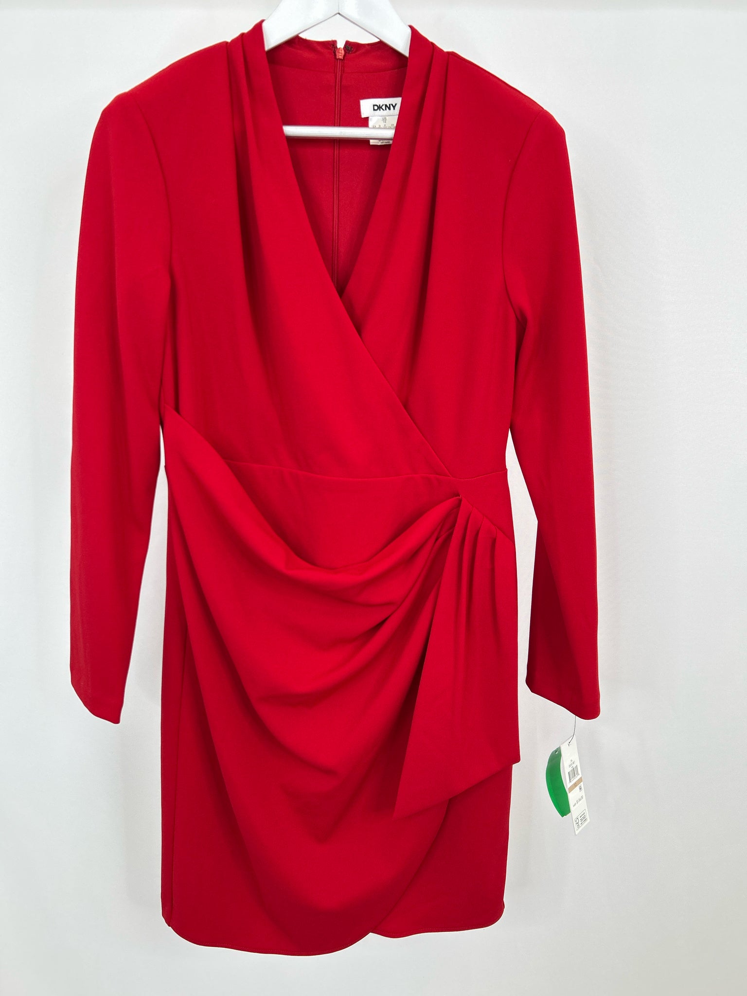DKNY Size 12 Red Women Dress