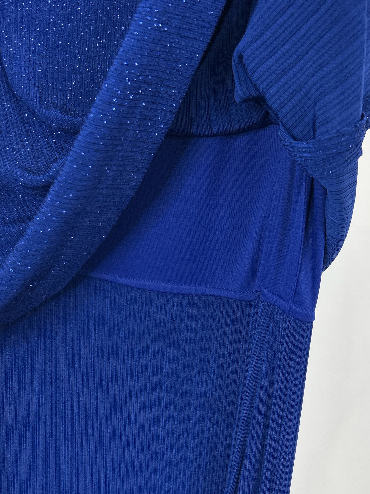 ALEX EVENINGS Size 14 Royal Blue Women 2-Piece w/dress
