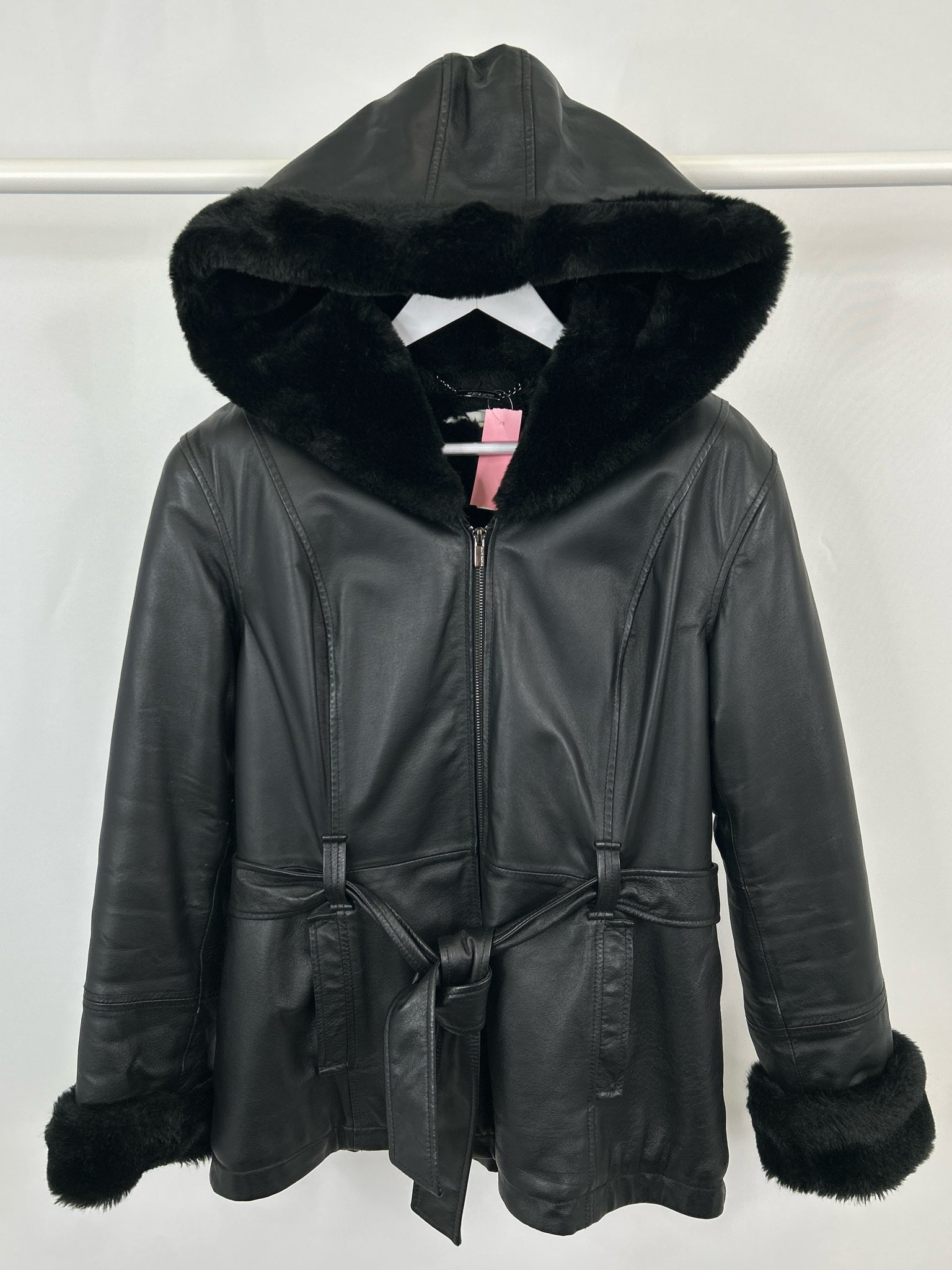 WILSONS LEATHER Size M Black Women Coat