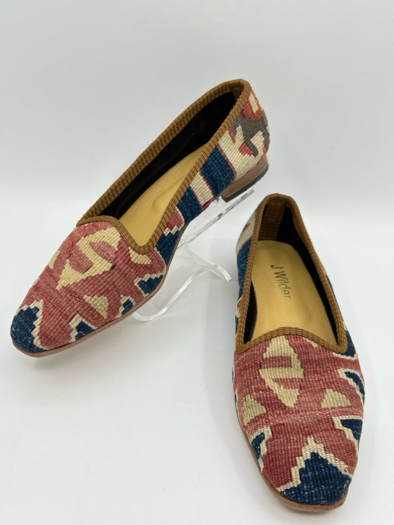 J WILDER NWOB Size 12 Red and Blue Women Loafer