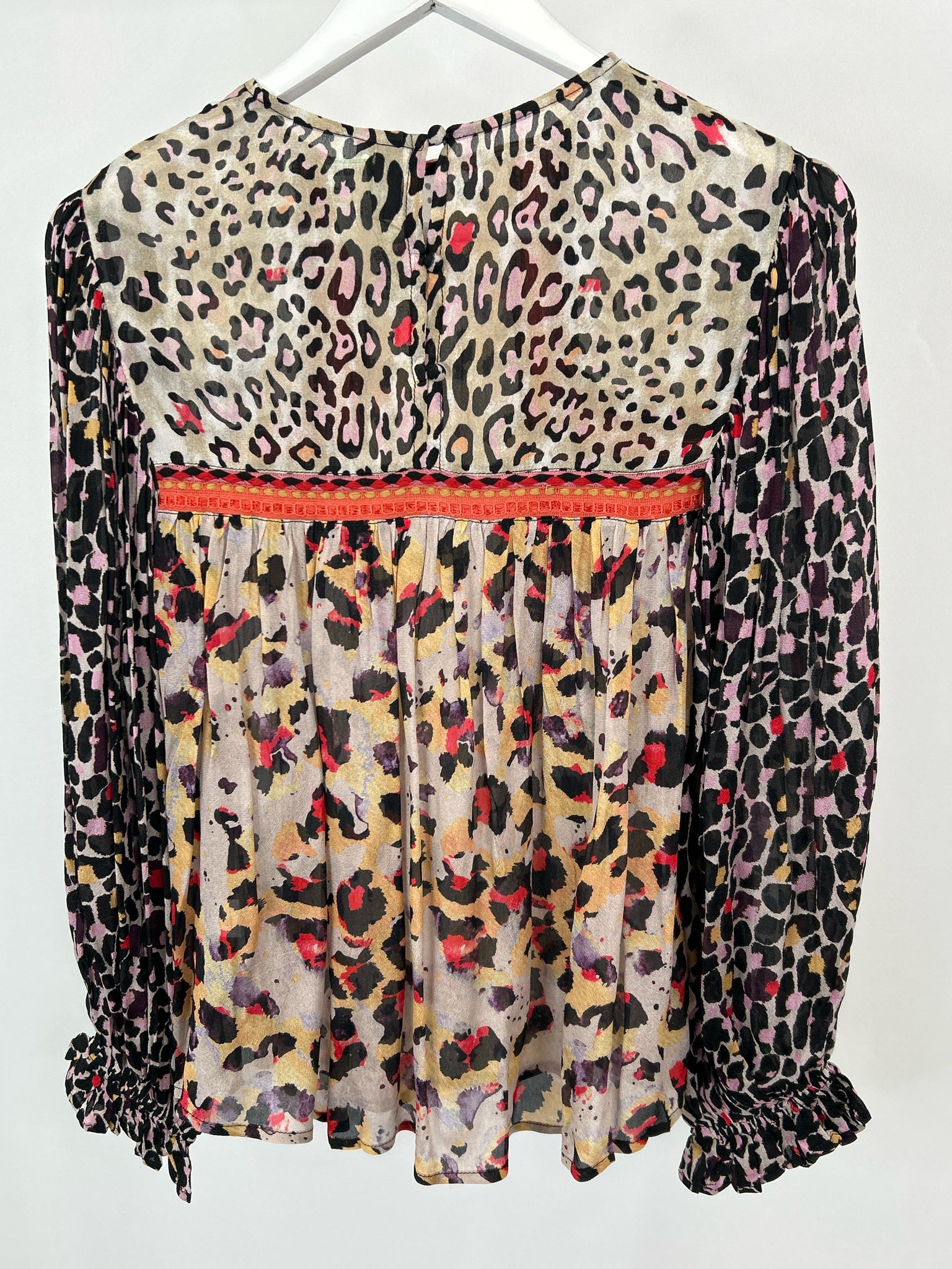 BL^NK LONDON Size XS Black and Lilac Women Top
