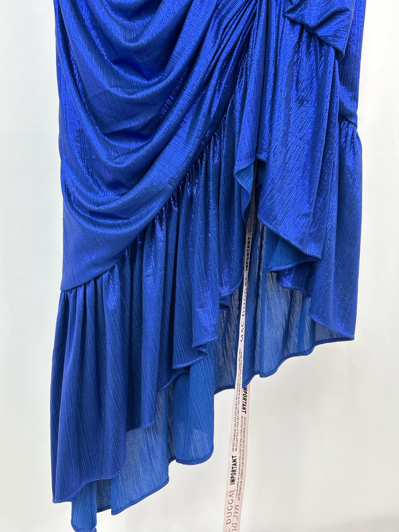 IEENA for Mac Duggal Size M Cobalt Blue Women Dress NWT