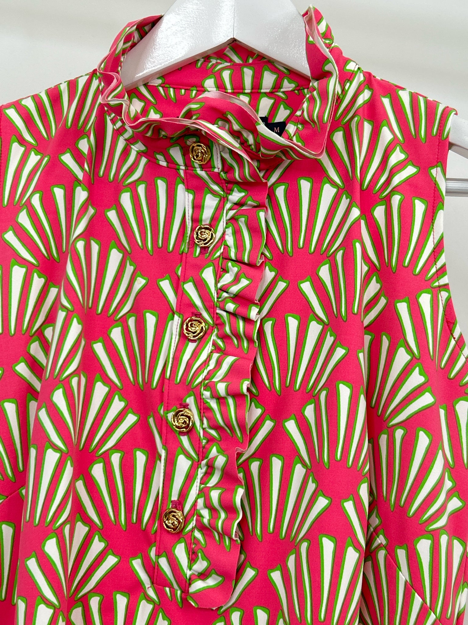 KATHERINE WAY Size M Pink and green Women Dress