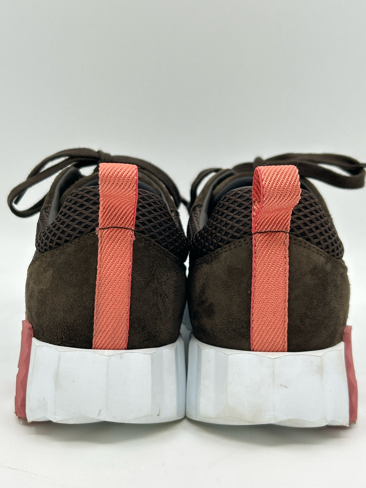 HERMÈS Size 38.5 Brown Women Sneakers