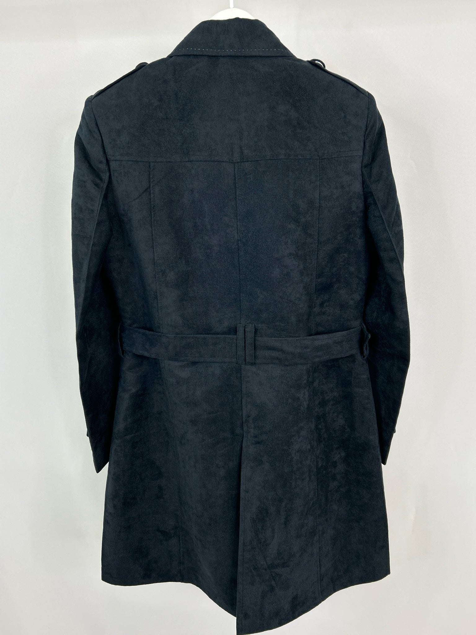 MONTE CARLO Size XL Navy Women Trench Coat
