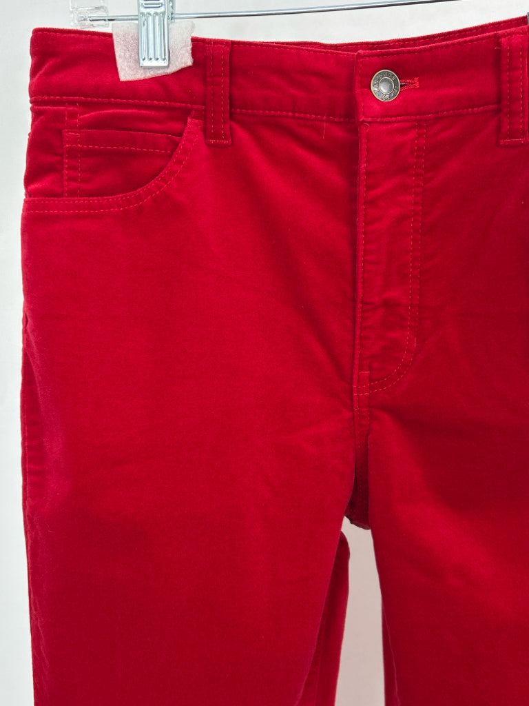 TALBOTS Women Size 8P Red Pants NWT