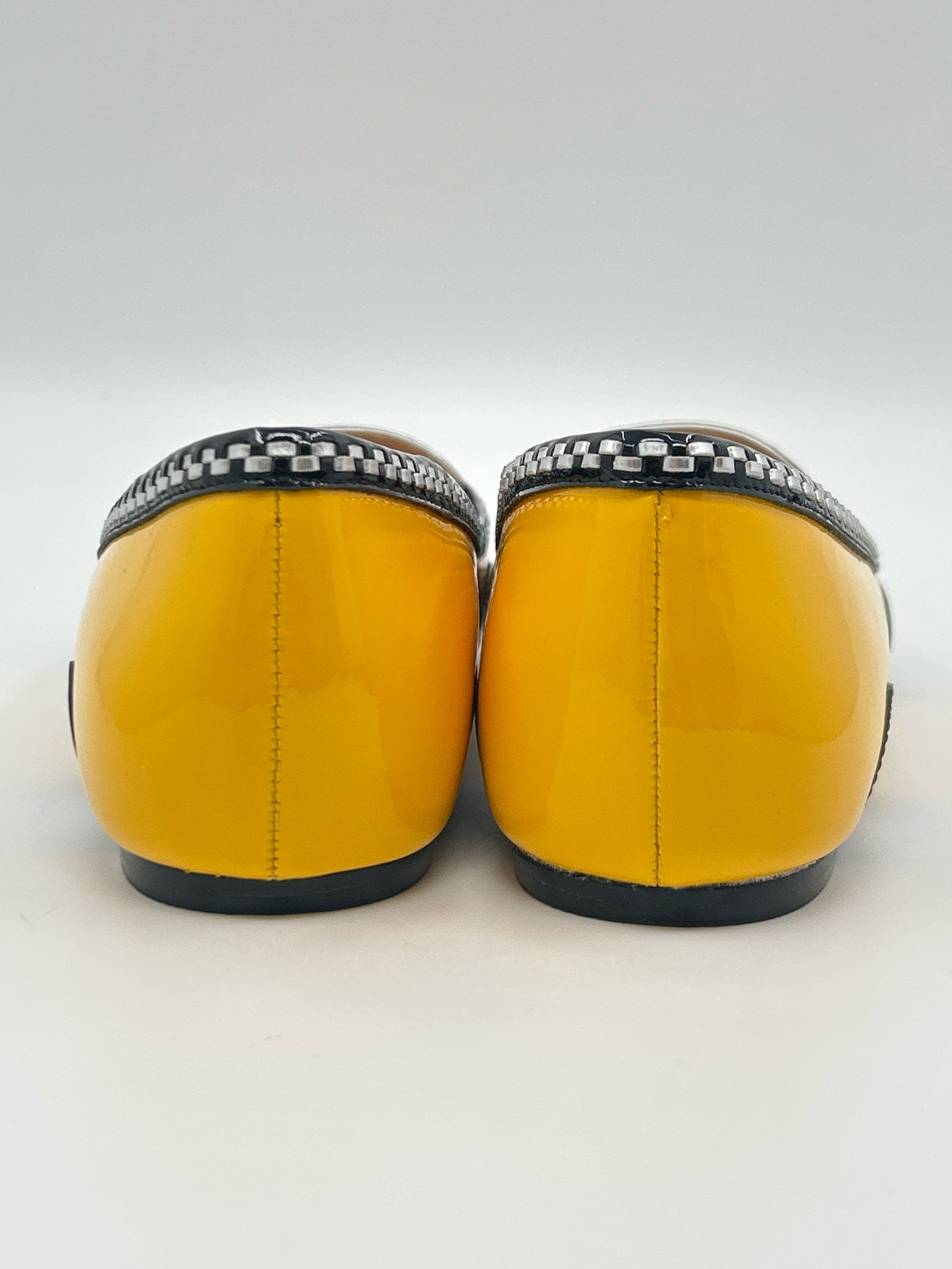 KATE SPADE Size 8B Yellow and White Women Flats