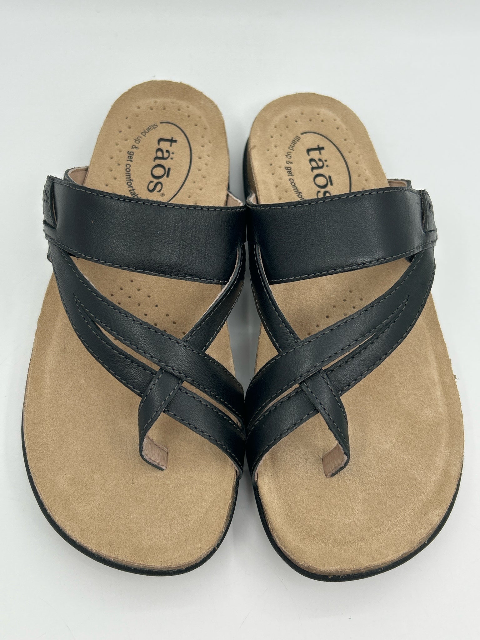 TAOS NWOB Size 6 Black Women Sandal