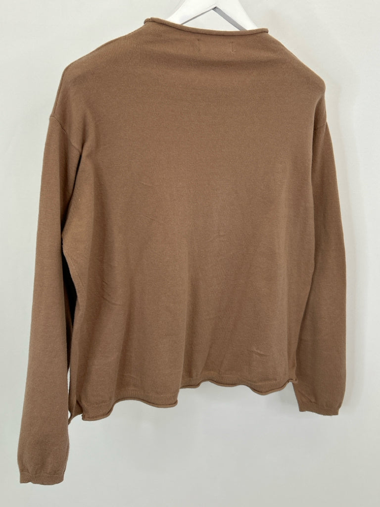 ABLE Women Size L Brown Sweater