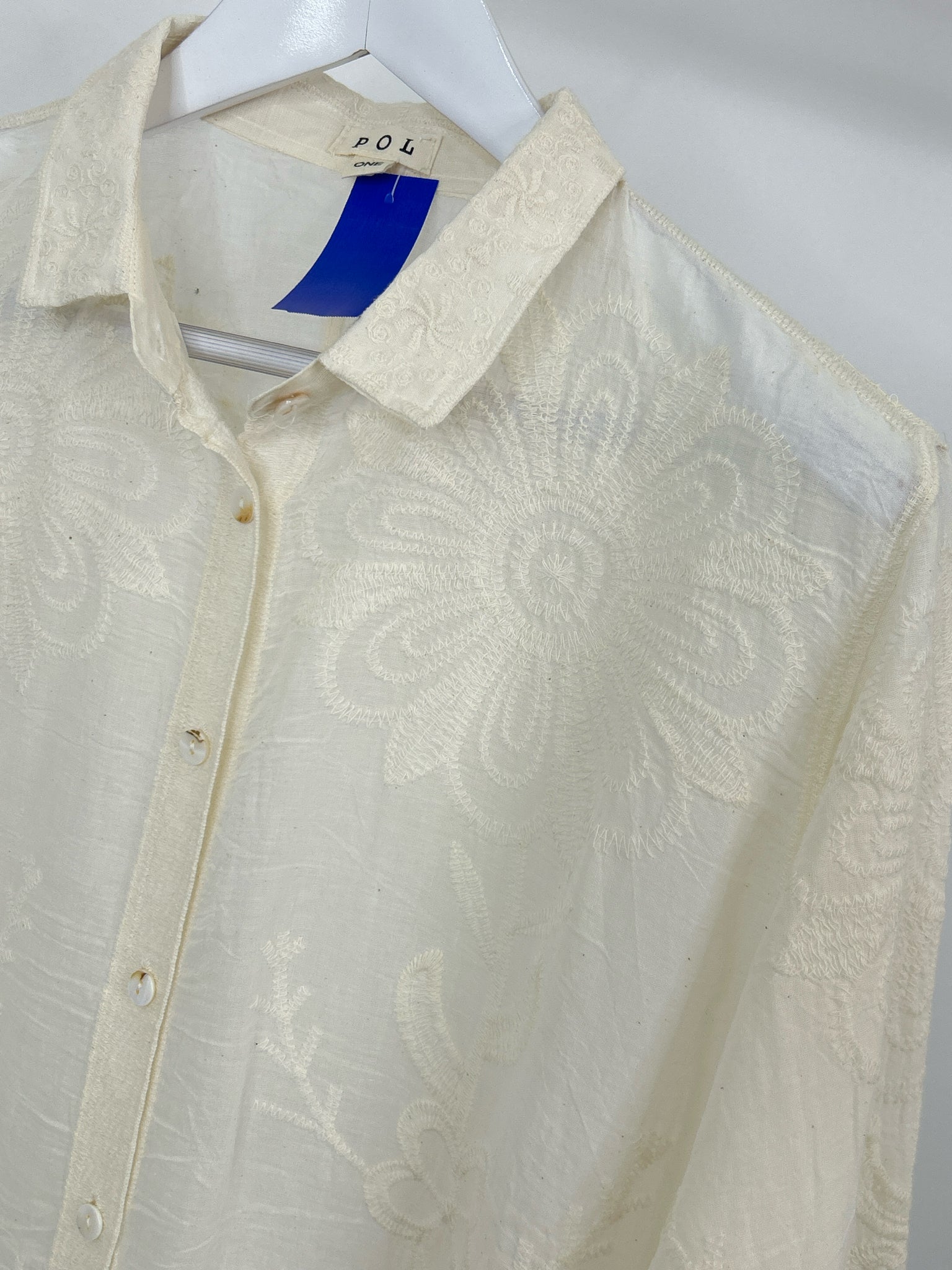 POL Size One Size Ivory Women Shirt