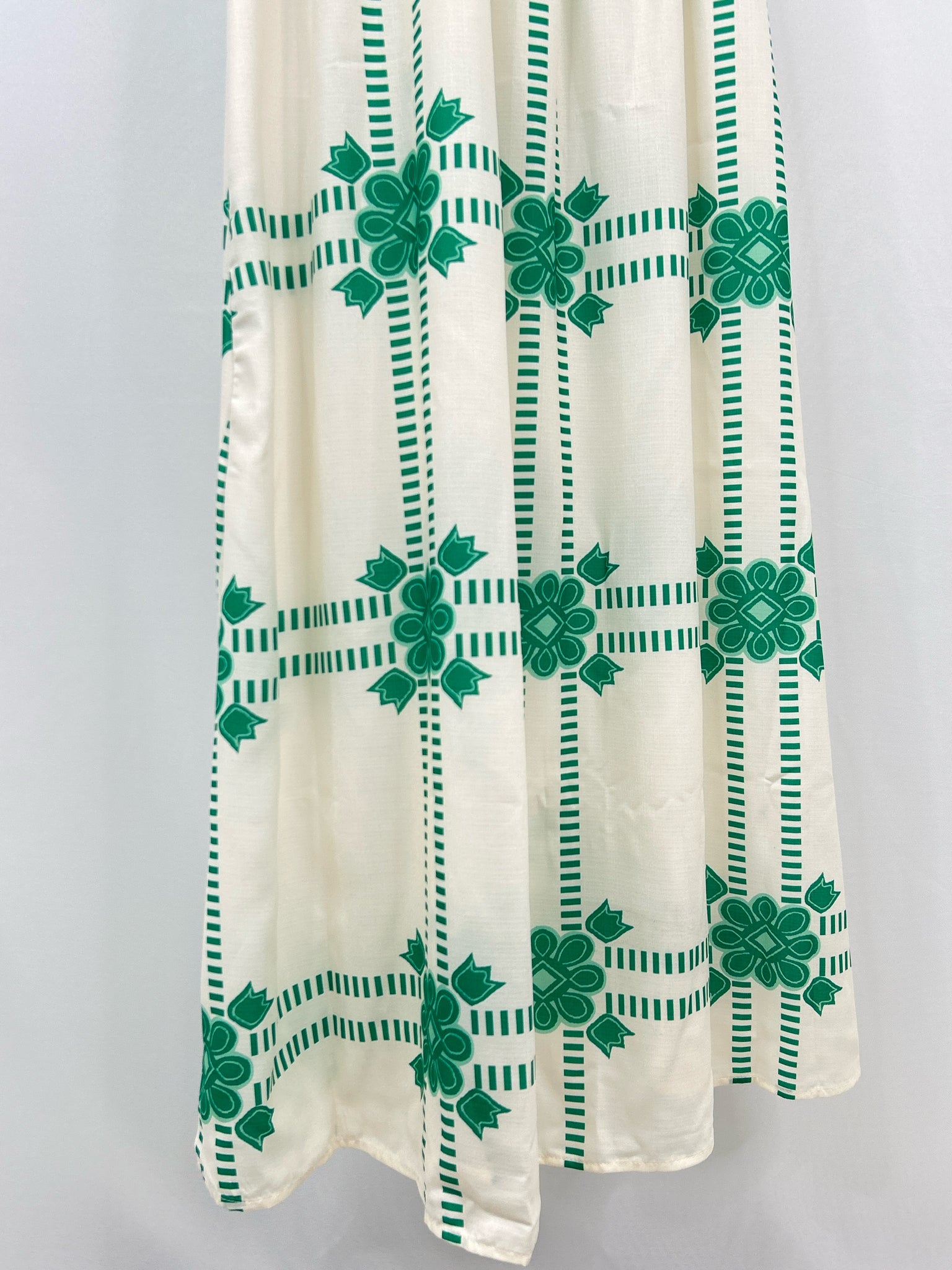 HALFHEART Size M WHITE AND GREEN Women Dress