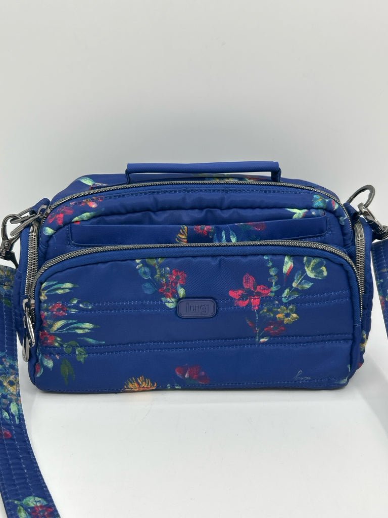 LUG Blue floral Purse