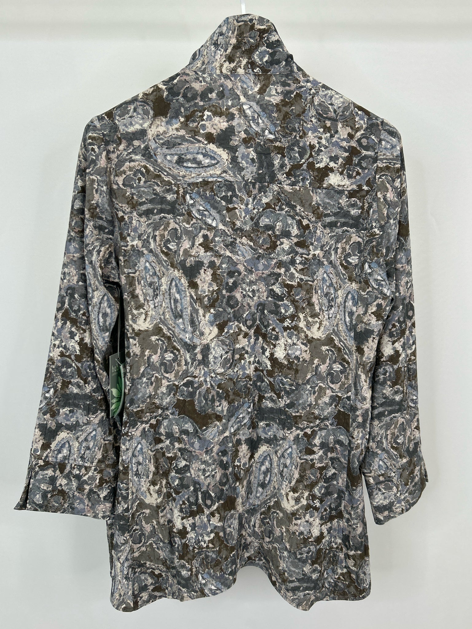 HABITAT Size S GRAY AND BLUE Women Shirt
