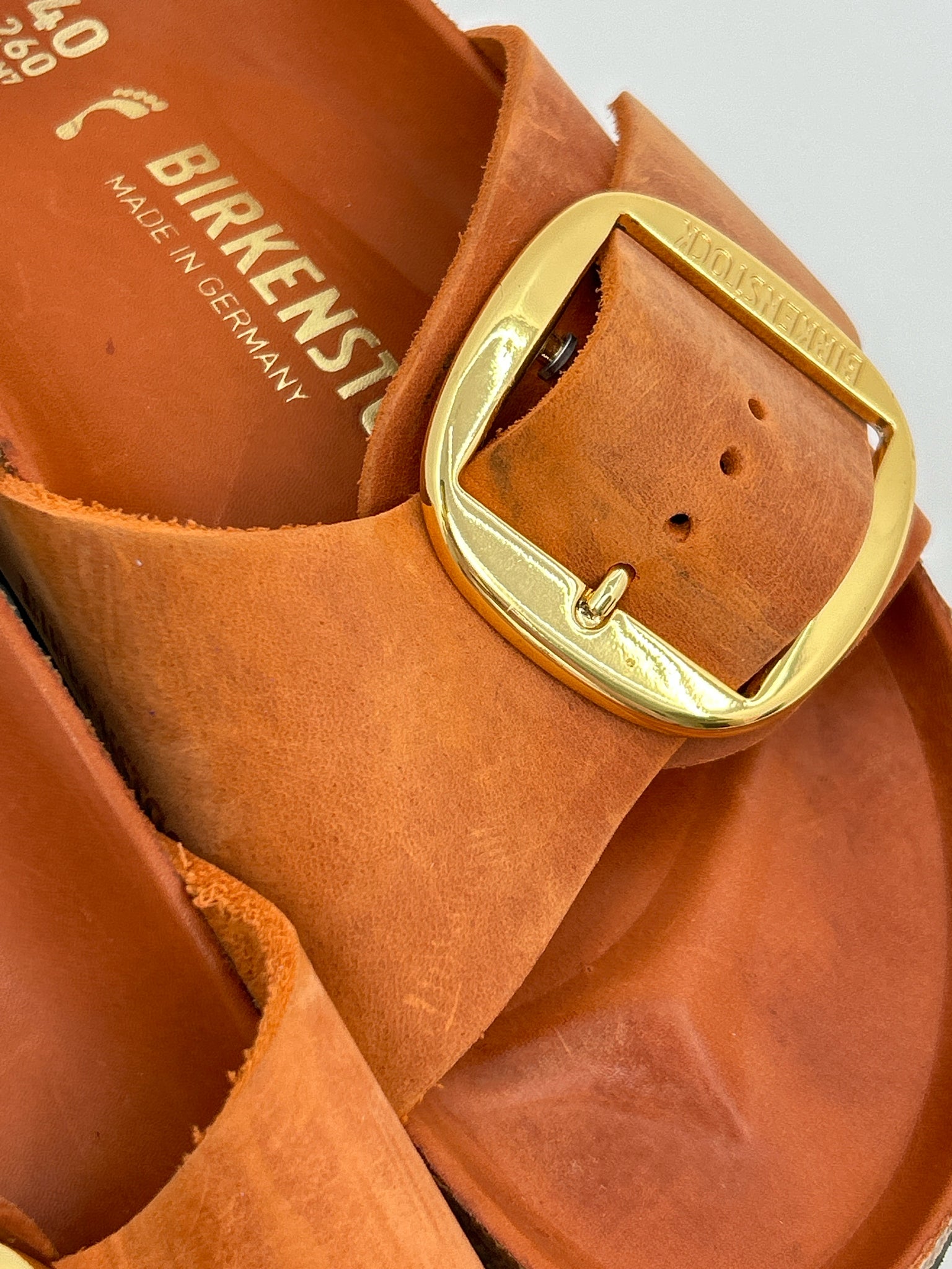 BIRKENSTOCK Size 9 Orange Women Sandal