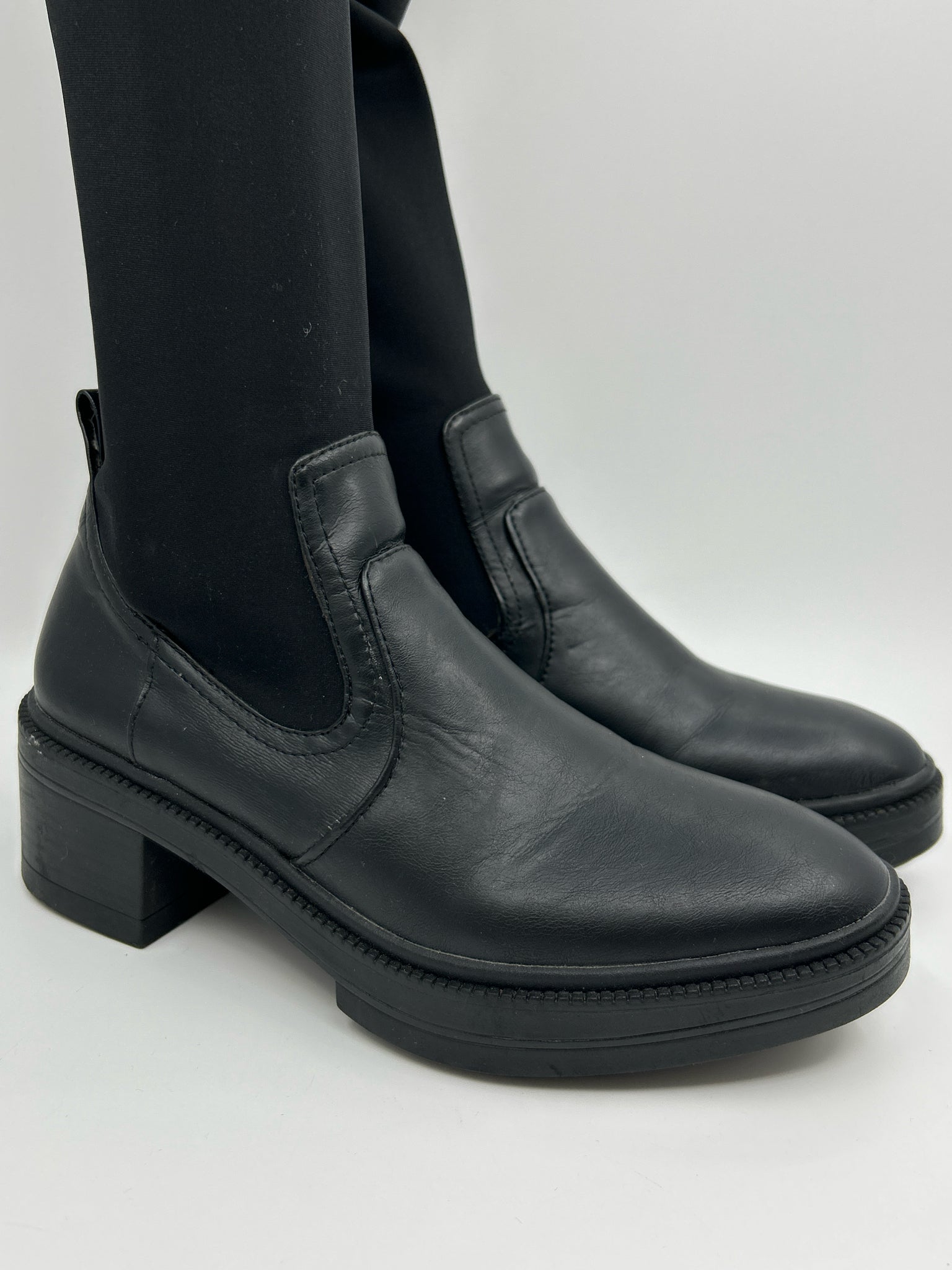 ZARA Size 36 Black Women Boots