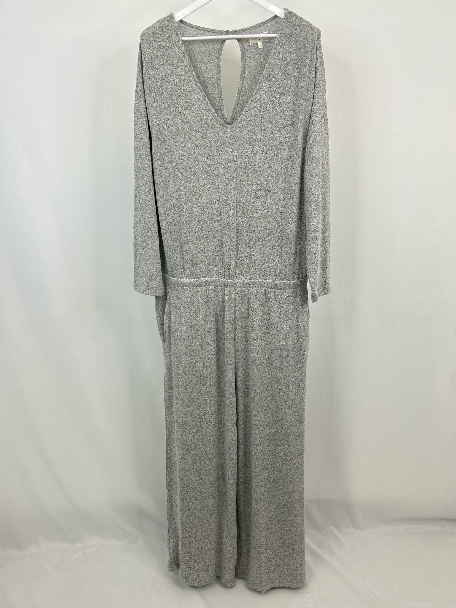 LOU & GREY Size XL Gray Women Jumpsuit