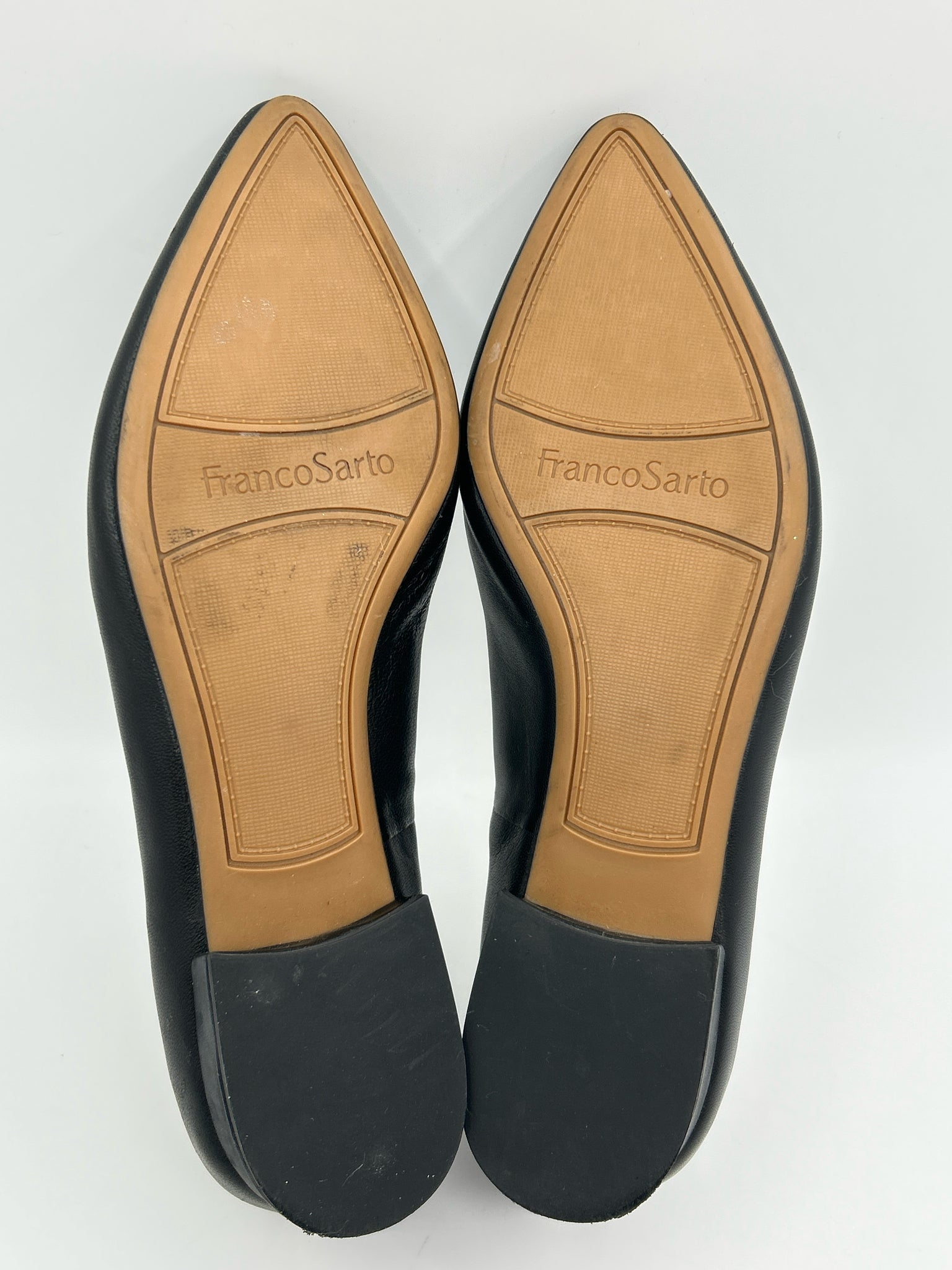 FRANCO SARTO Size 7.5M Black Women Flats