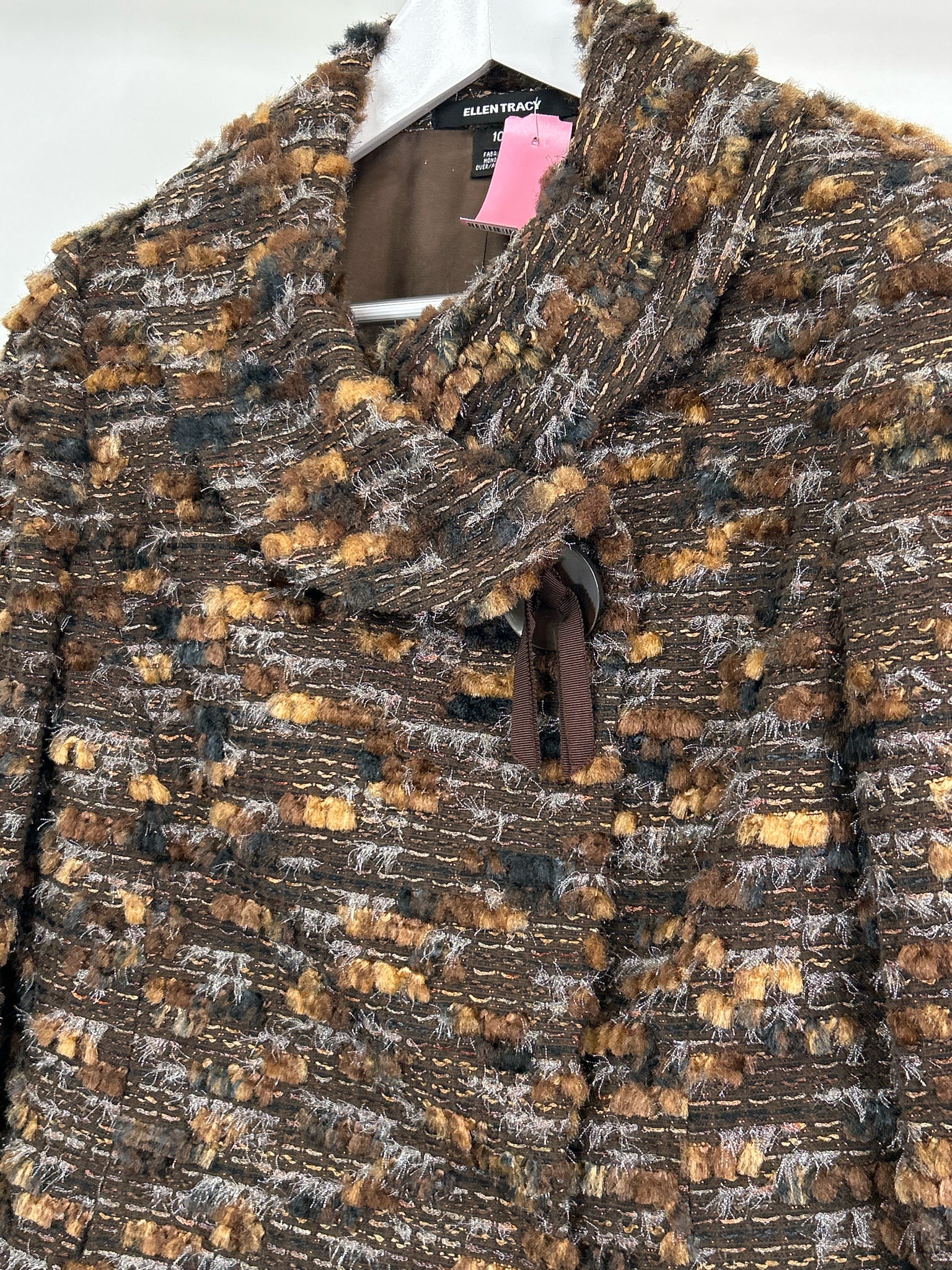 ELLEN TRACY Size 10 Brown Women Blazer