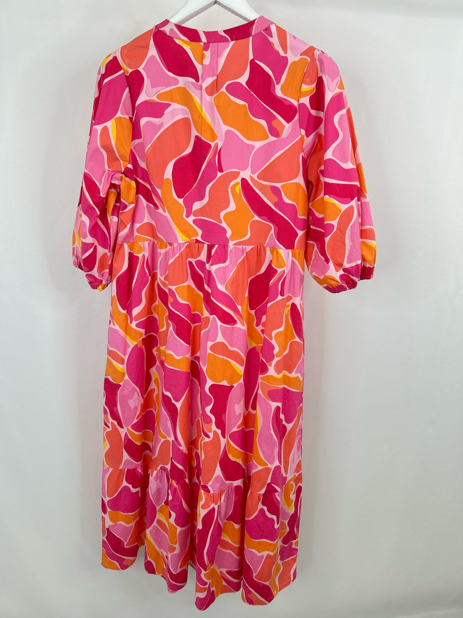 MARY SQUARE Size M pink & orange Women Dress