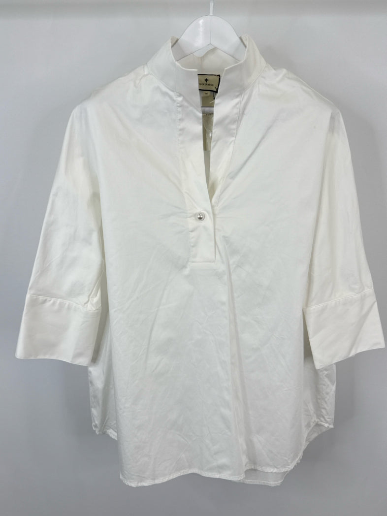 TUCKERNUCK NWT Size M White Women Tunic