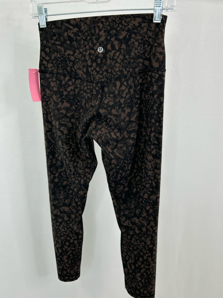 LULULEMON Women Size 6 Brown and Black Legging