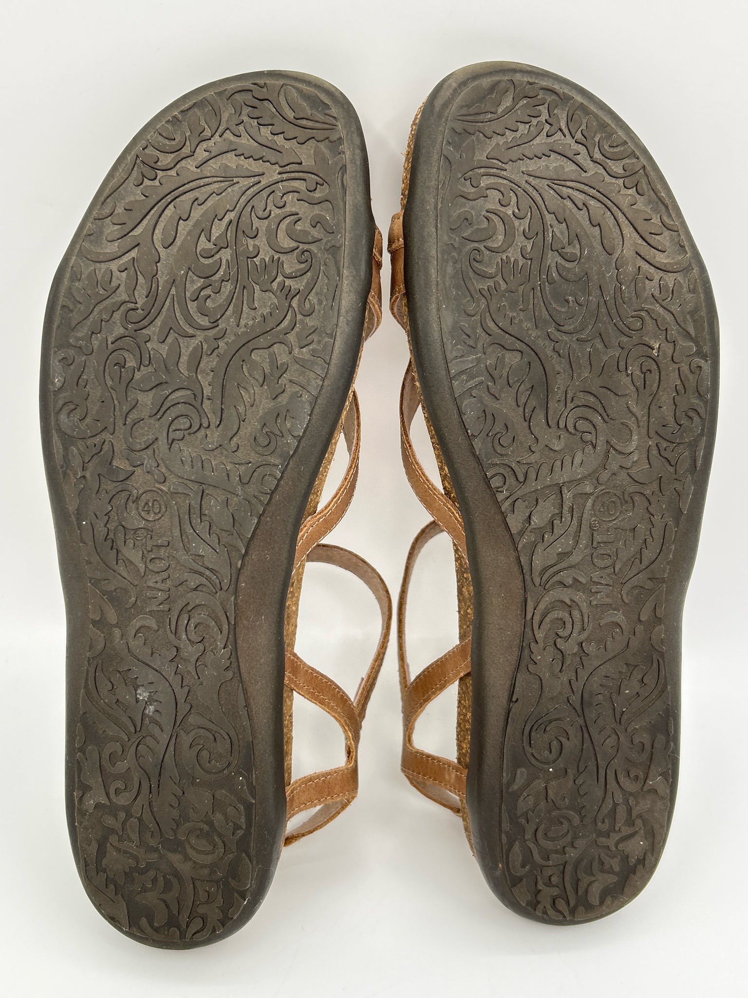 NAOT Size 9/9.5 Brown Women Sandal