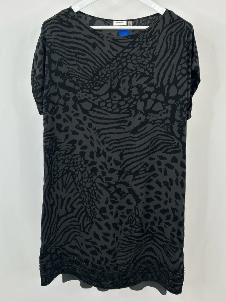 DKNYC Women Size M black and grey Dress