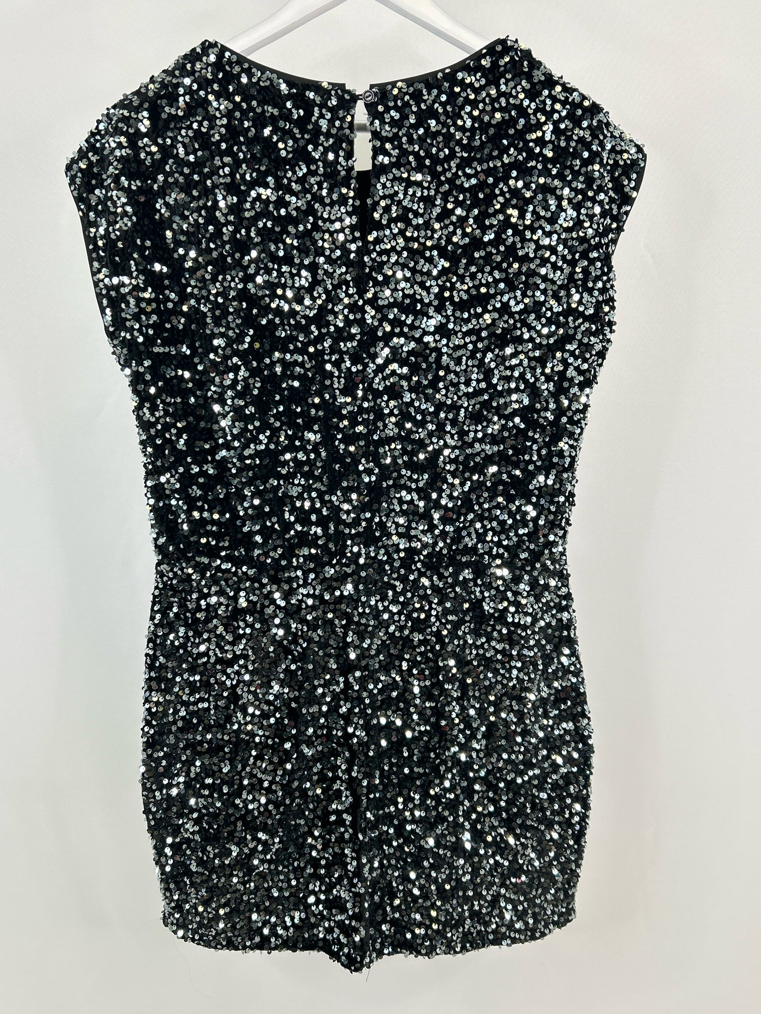 CITY CHIC Size 14 Black and Silver Women Dress