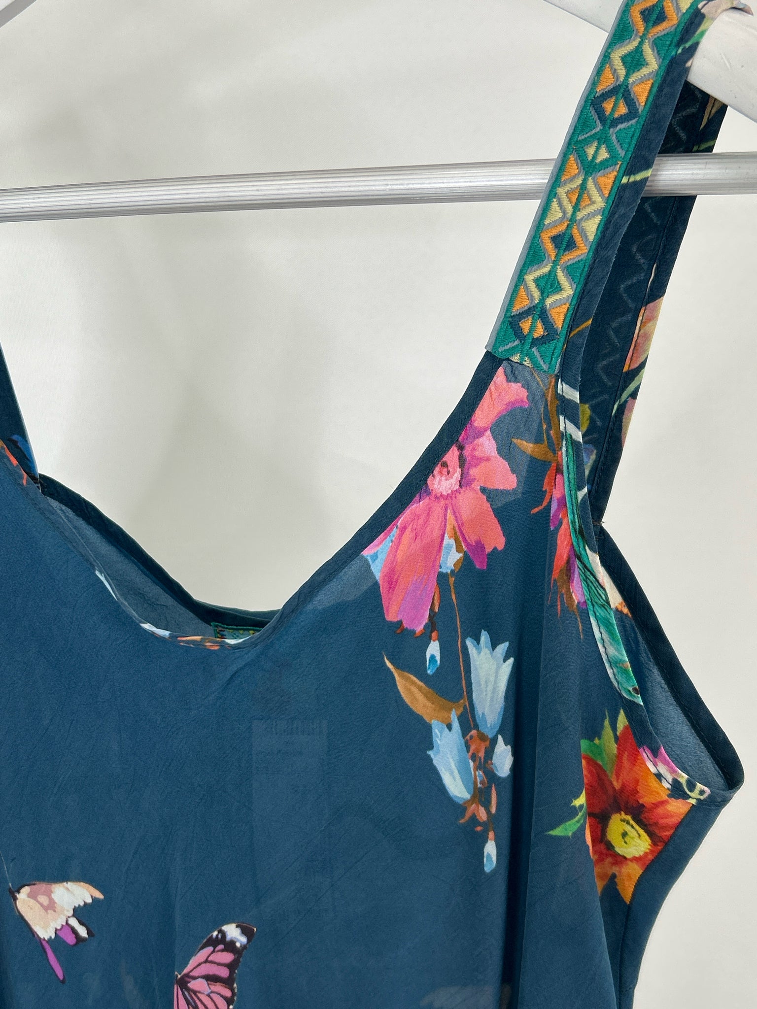 JOHNNY WAS Size M Teal Women Dress