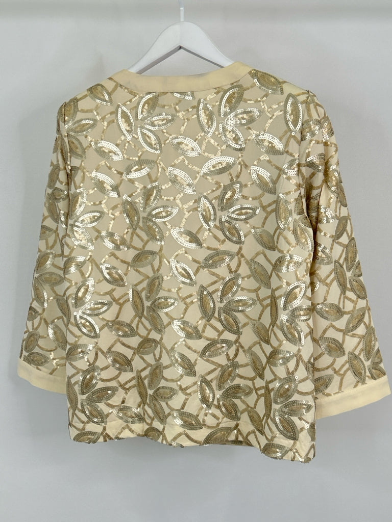 BOB MACKIE Size S Cream Women's Jacket