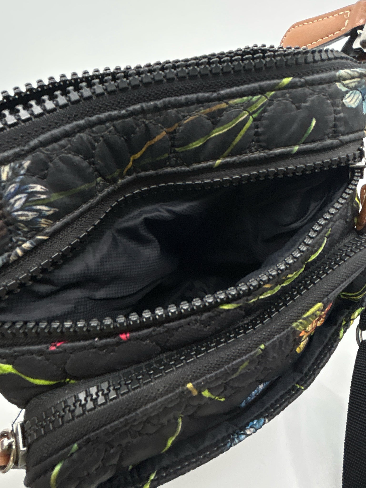 BRIGHTON Black Floral Women Purse