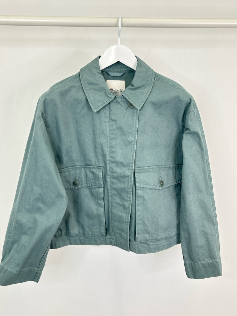 MADEWELL Women Size S Seafoam Green Jacket NWT