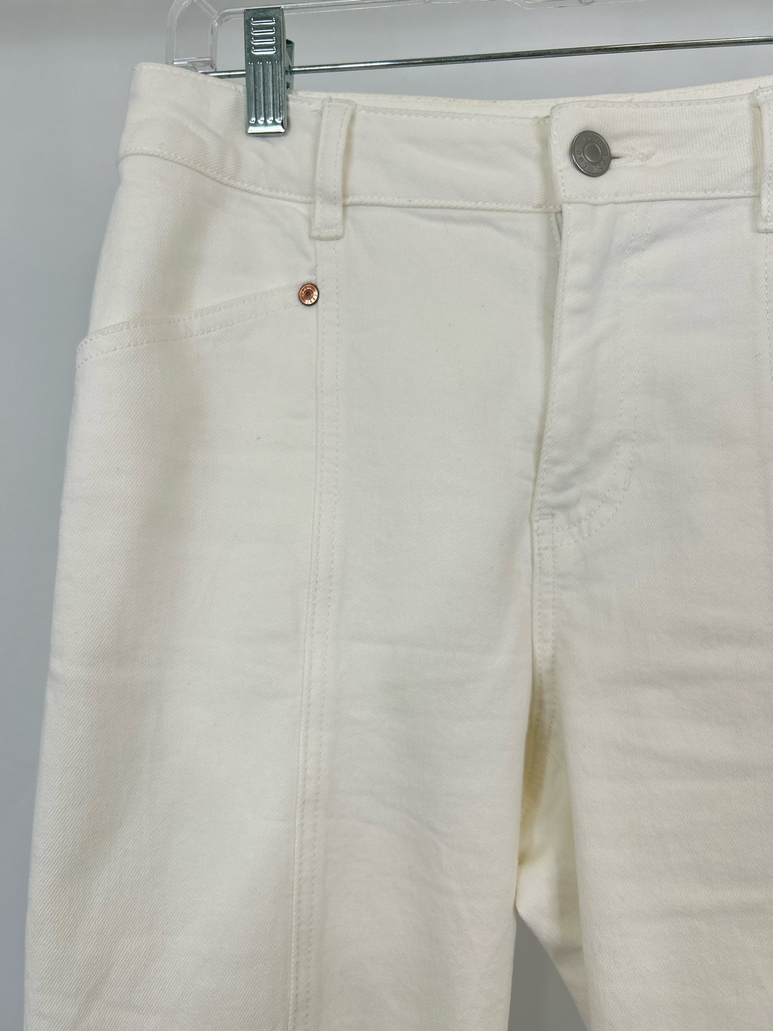 CABI Size 2 white denim Women jeans