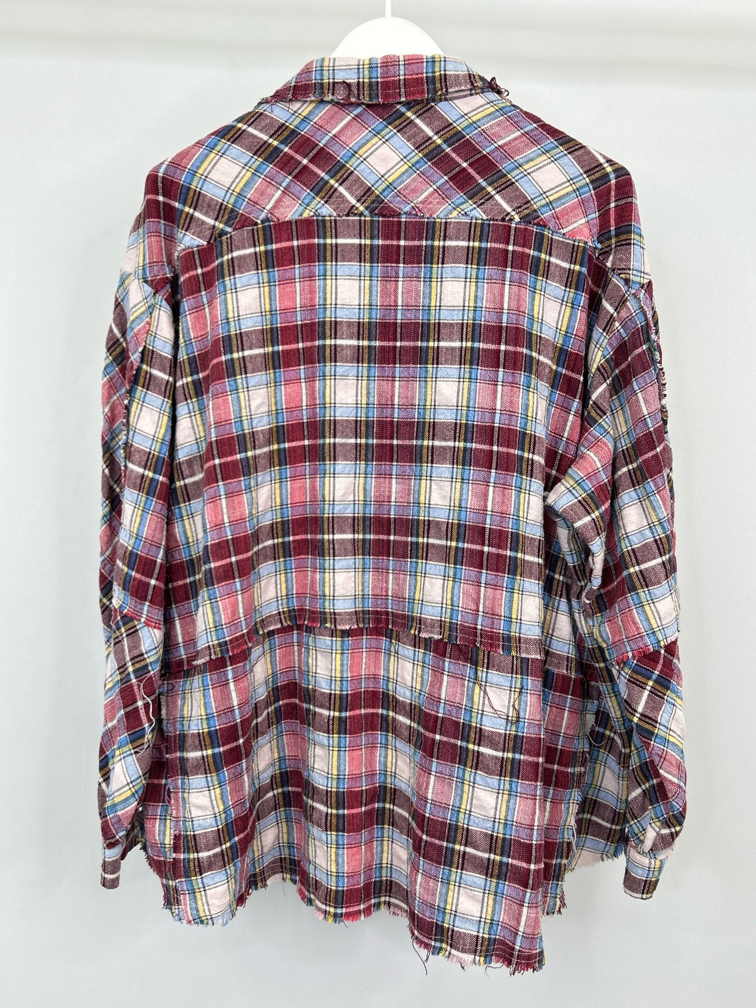 EASEL Size L Red & Pink Women Shirt