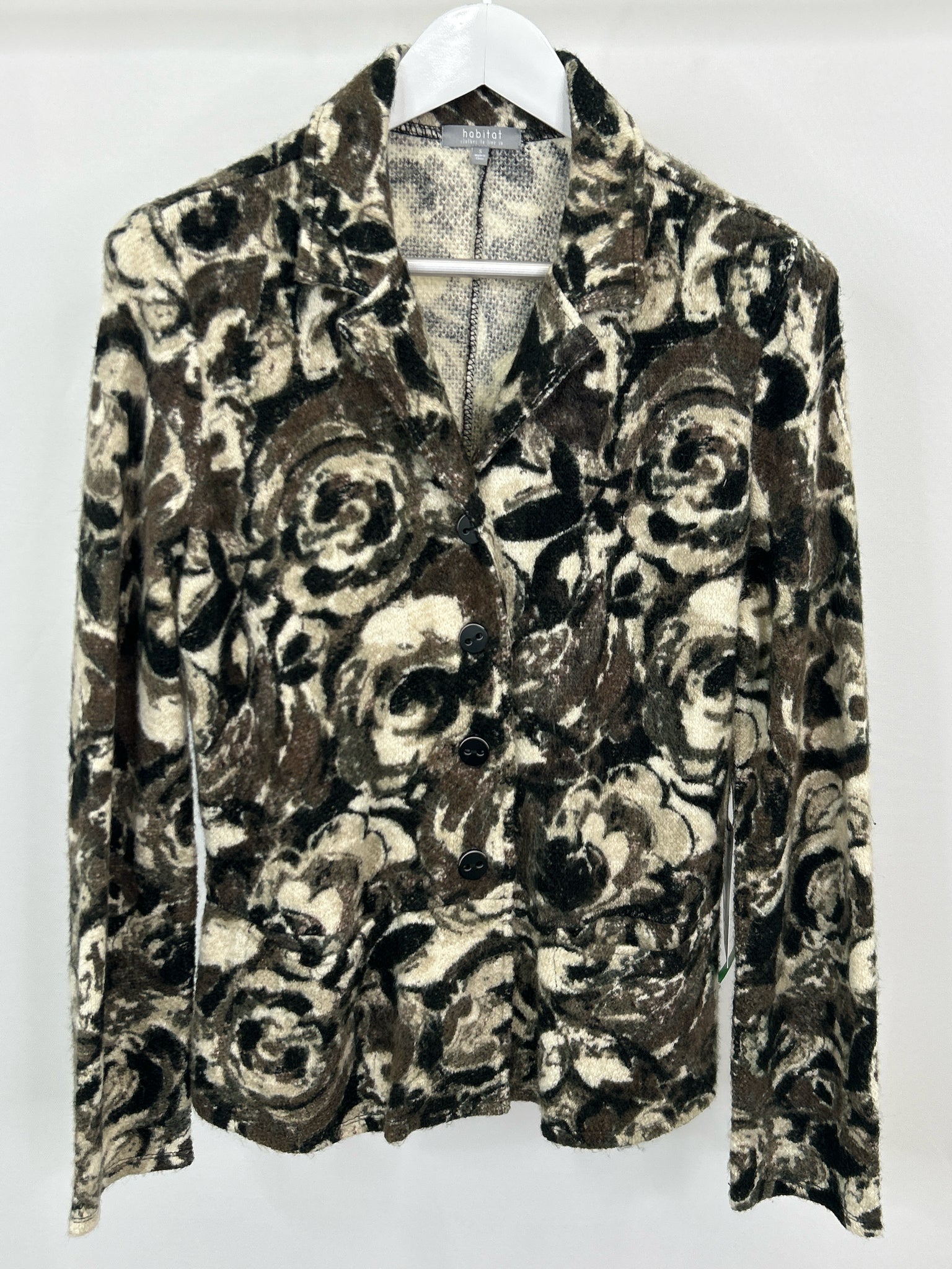 HABITAT Size S OLIVE AND BLACK Women Jacket