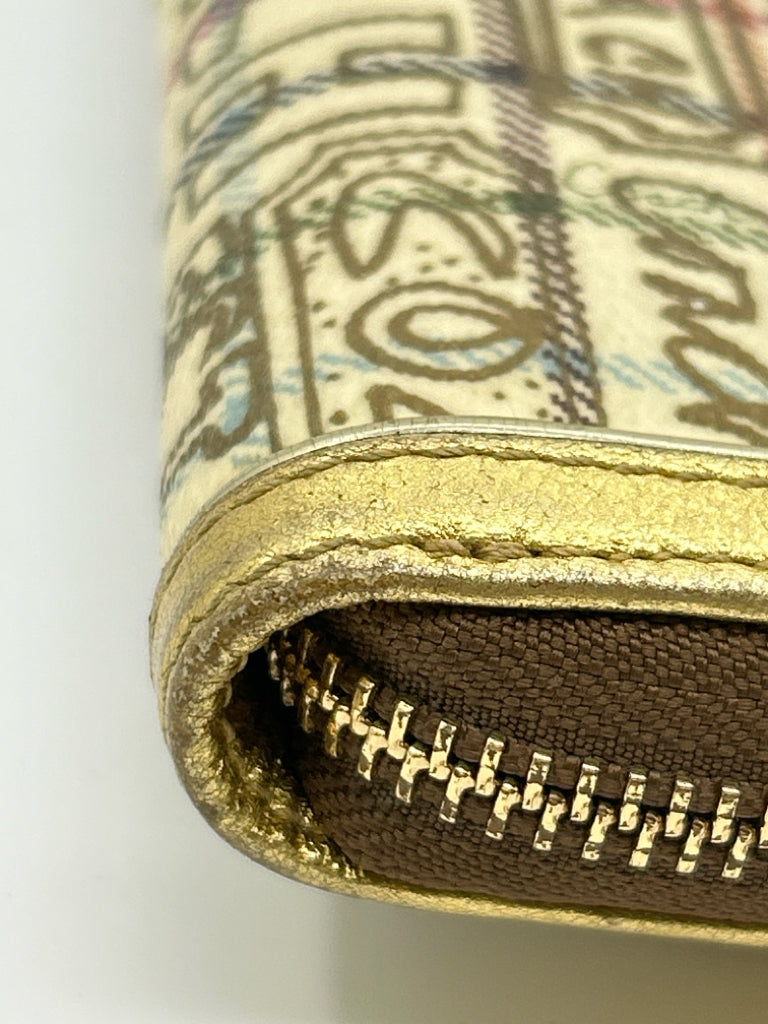 COACH Yellow and Gold Women's Wallet