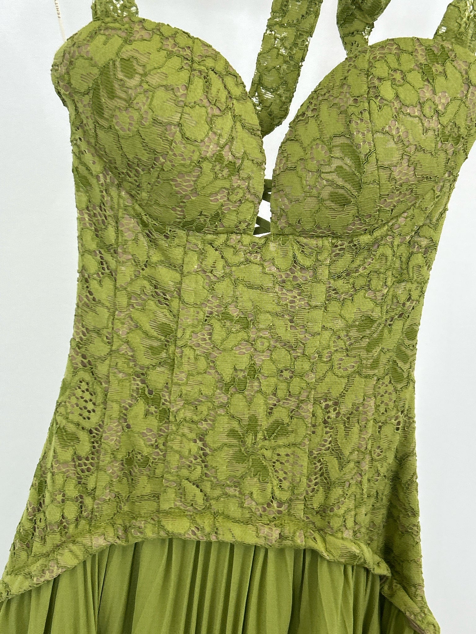 FENITY Size XS Green Women Dress