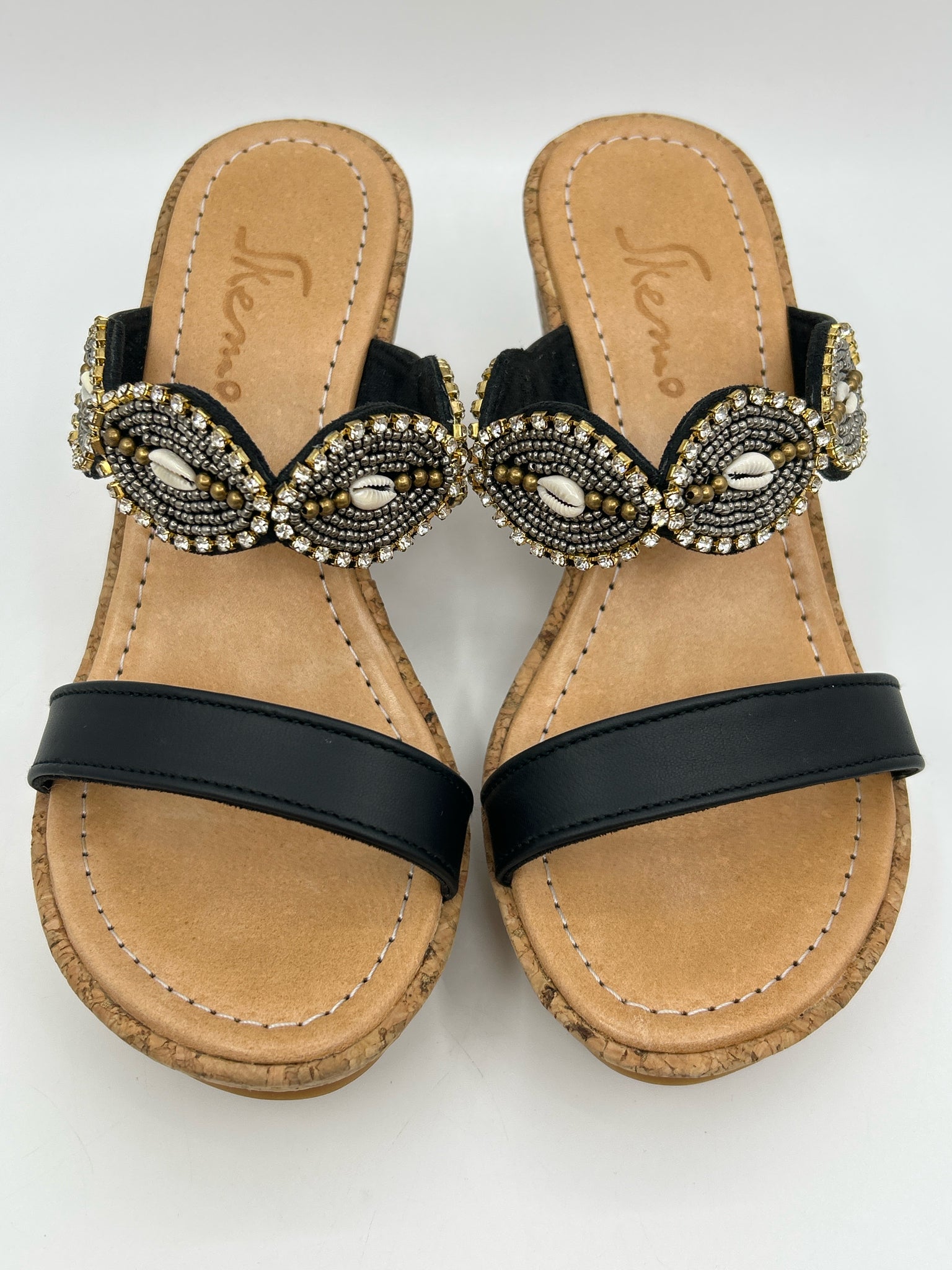 SKEMO Size 8 Black Women Sandal