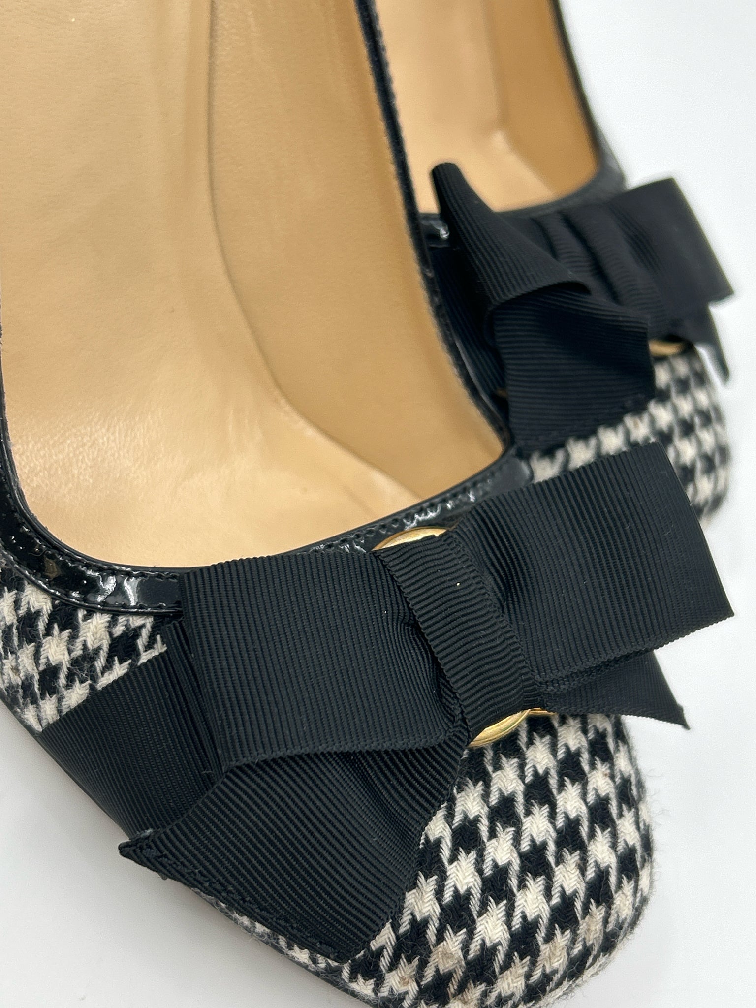 KATE SPADE Size 7B Black and White Women Pumps