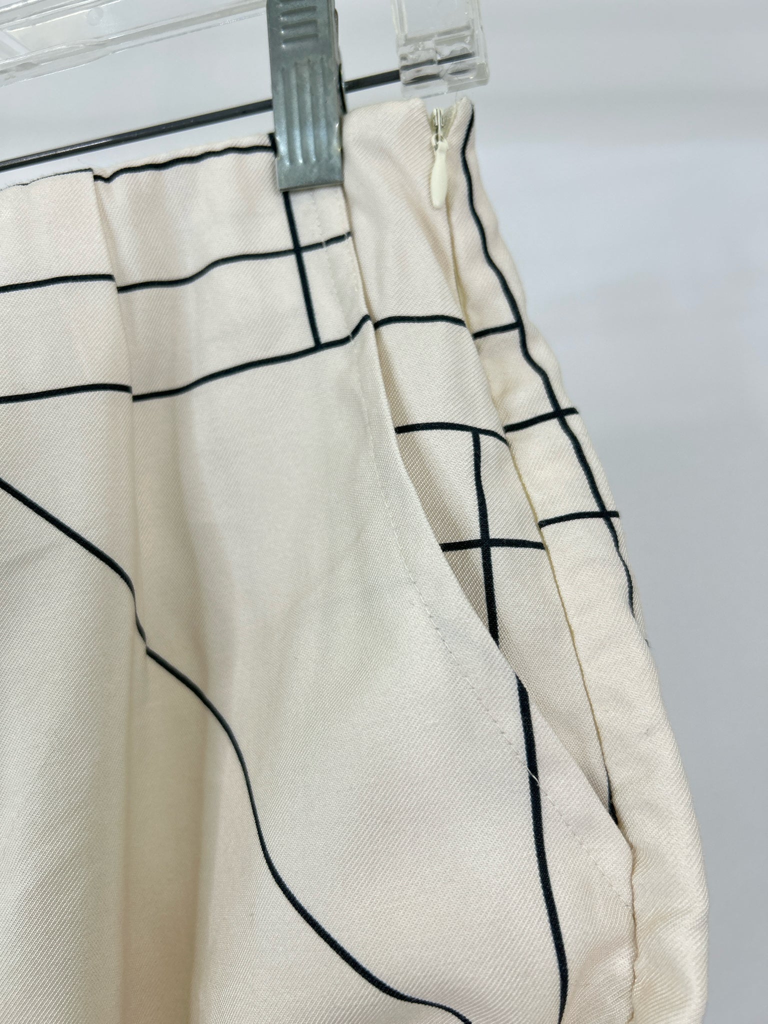 BENAAR Los Angeles Size M Cream Print Women Pants