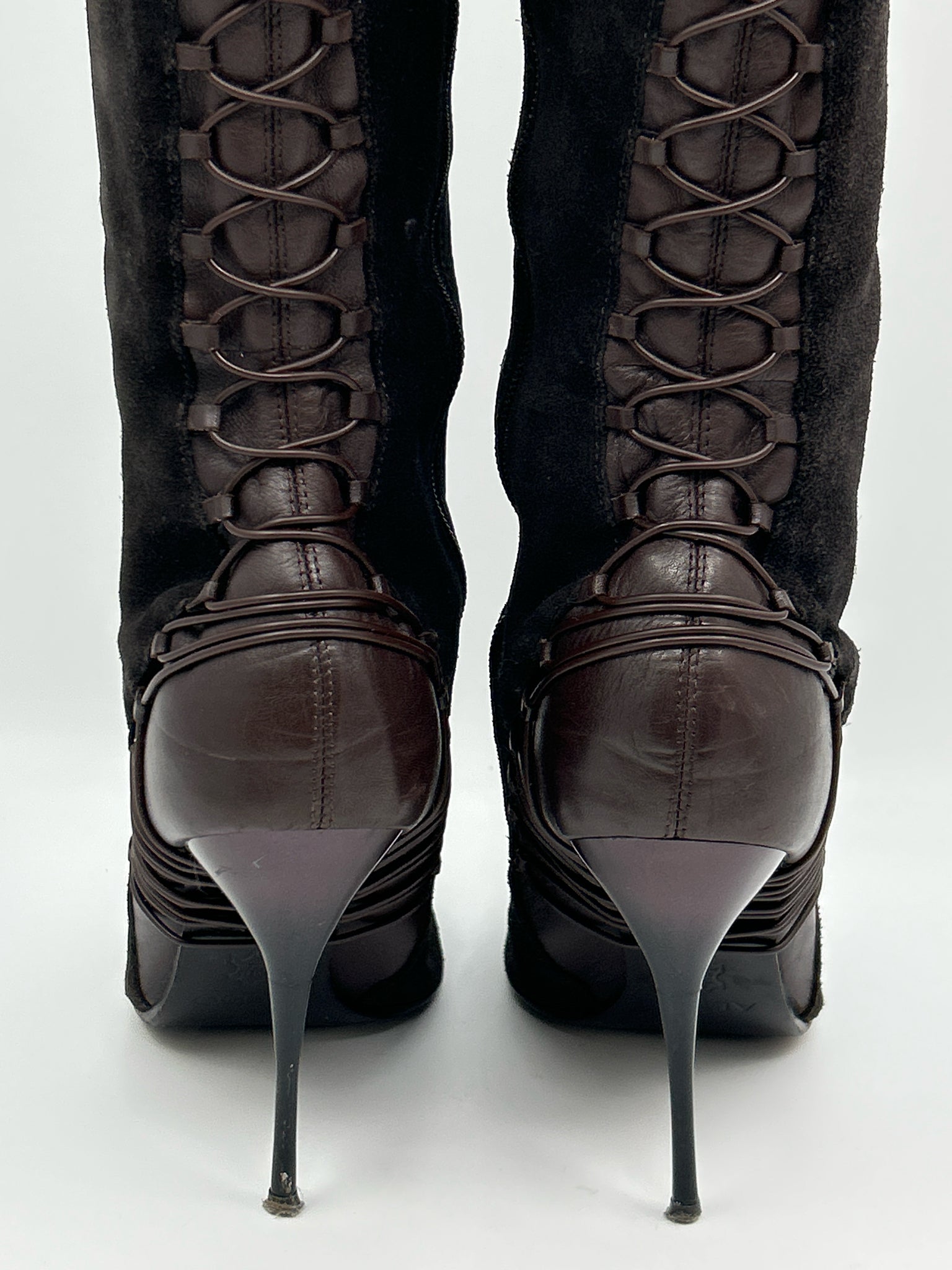 ALDO Size 41 DARK BROWN Women Booties