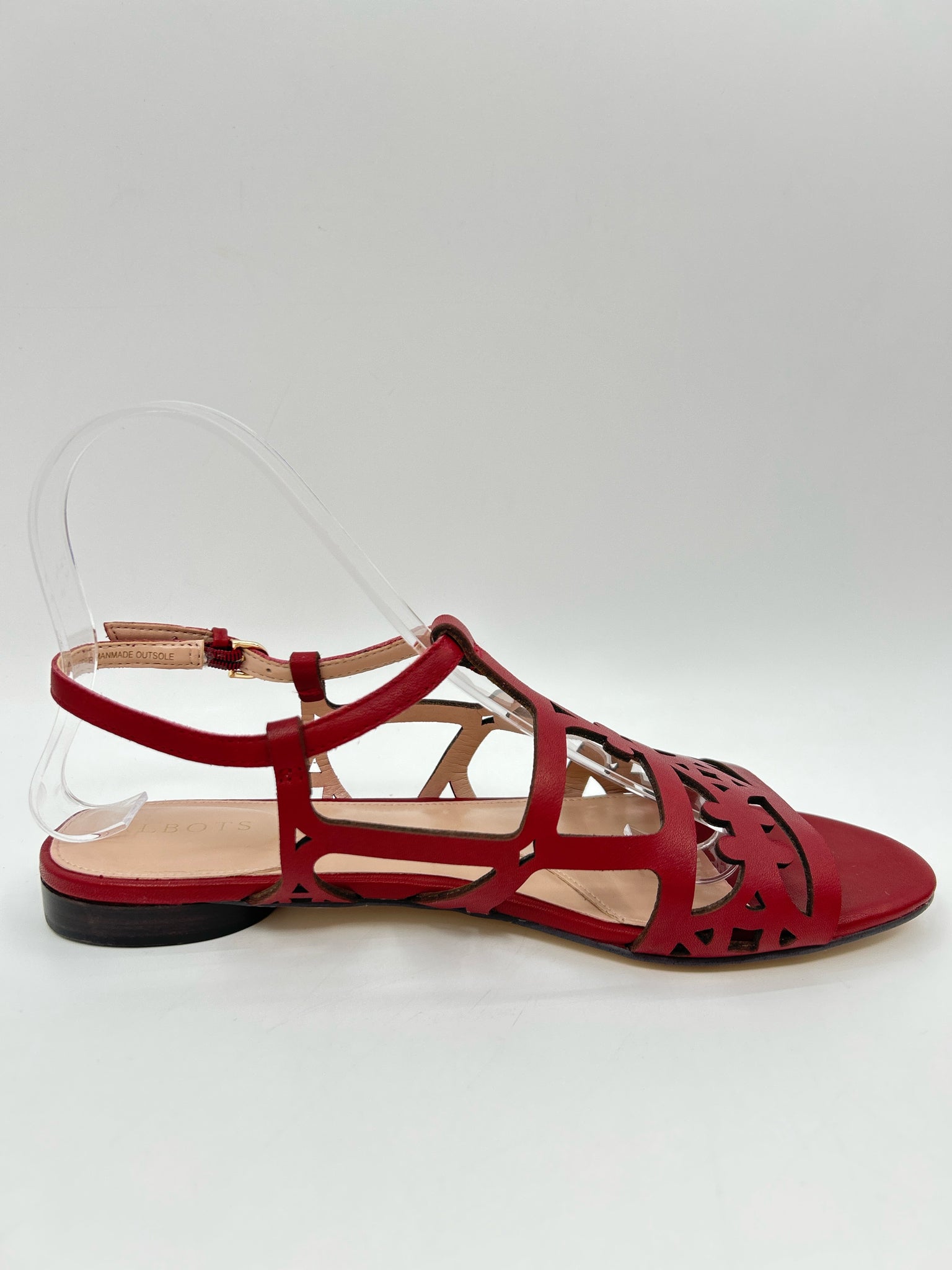 TALBOTS Size 8M DARK RED Women Sandal
