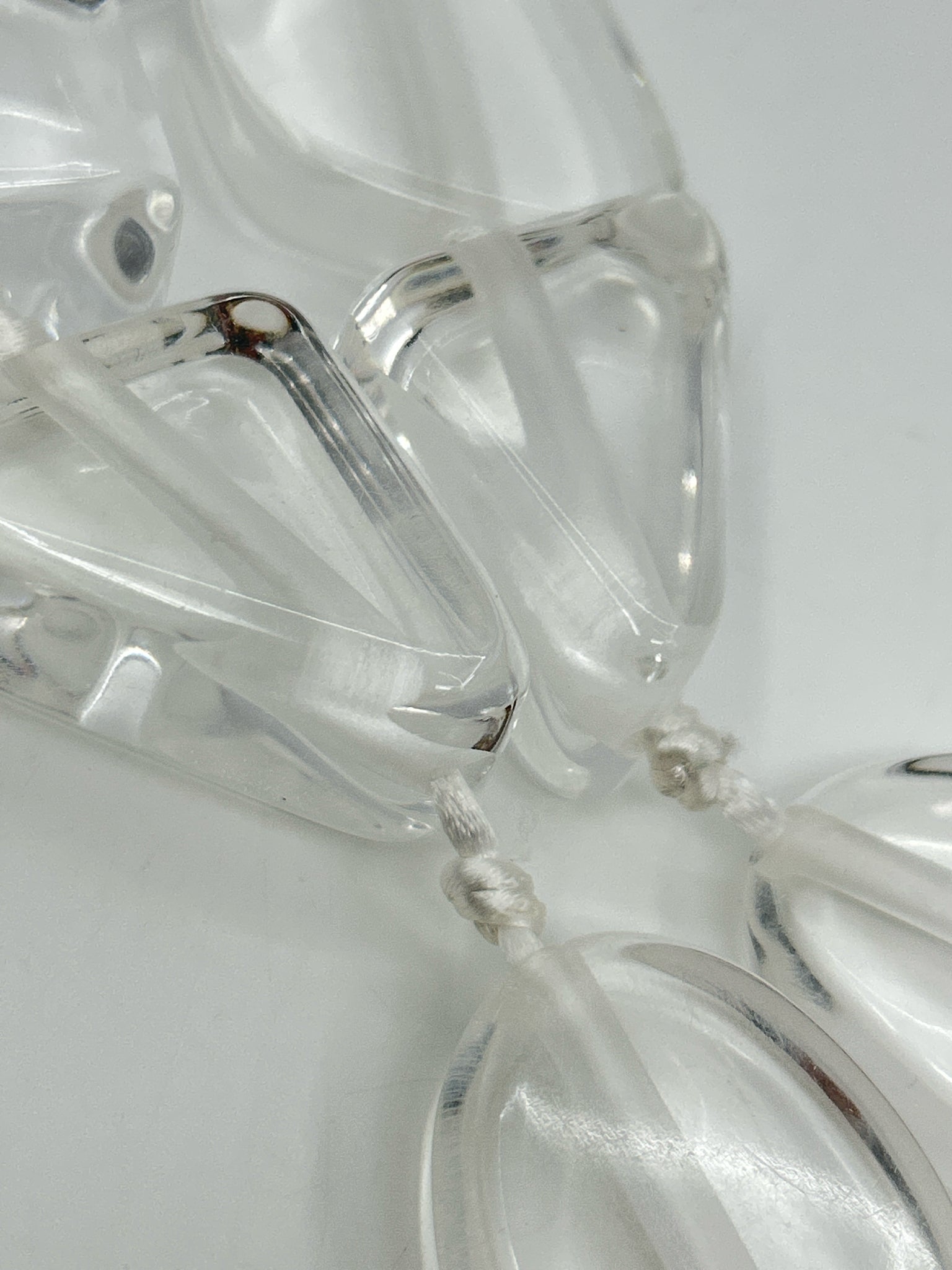 MANOUK Clear & White Necklace