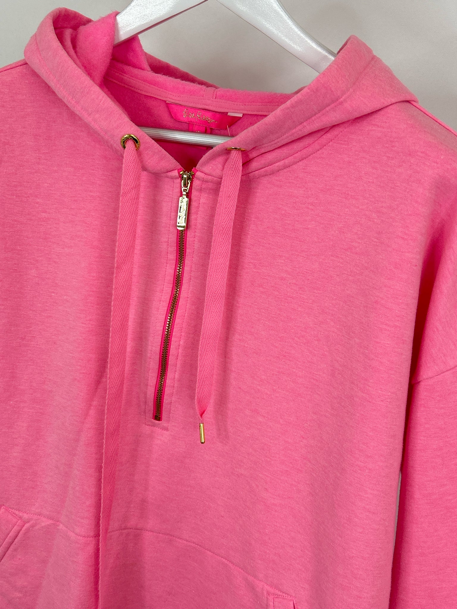 LILLY PULITZER Size XL Pink Women Hoodie